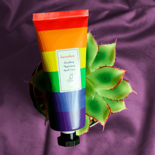 Somewhere Rainbow -kosteuttava käsivoide 75 ml