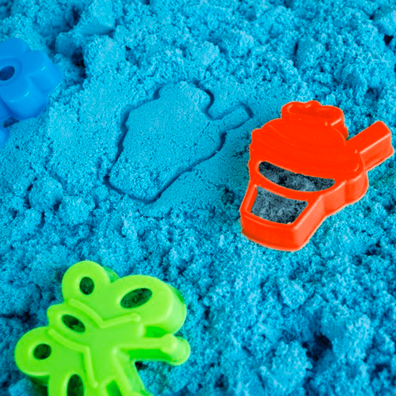 Kineettinen taikahiekka muoteilla ja alustalla - Image 2